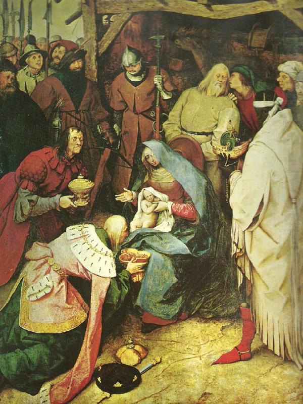 konungarnas tillbedjan, Pieter Bruegel